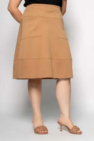 Chill Wear Smooth Layer Ebenezer Skirt in Khaki