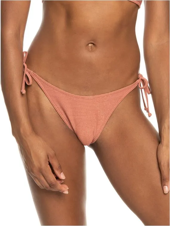 Roxy Coconut Crew TS HL Cheeky Bottom-Cedar Wood Sun Fun Compressive Fit