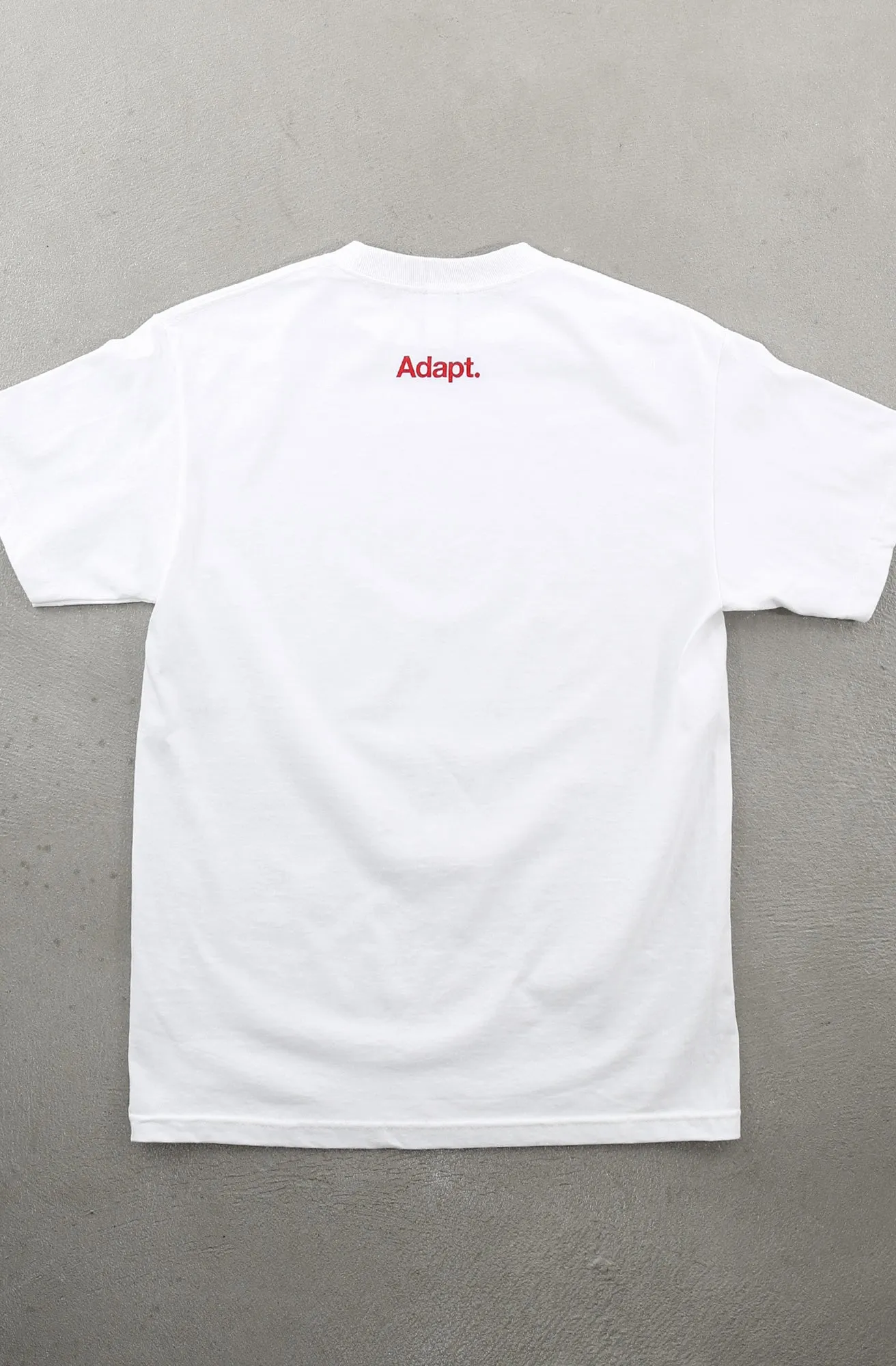 Montana (Men's White Tee) cotton material Cross Grain Knit