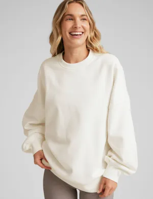 LuxeFleece Oversized Sweatshirt product fringe edginess