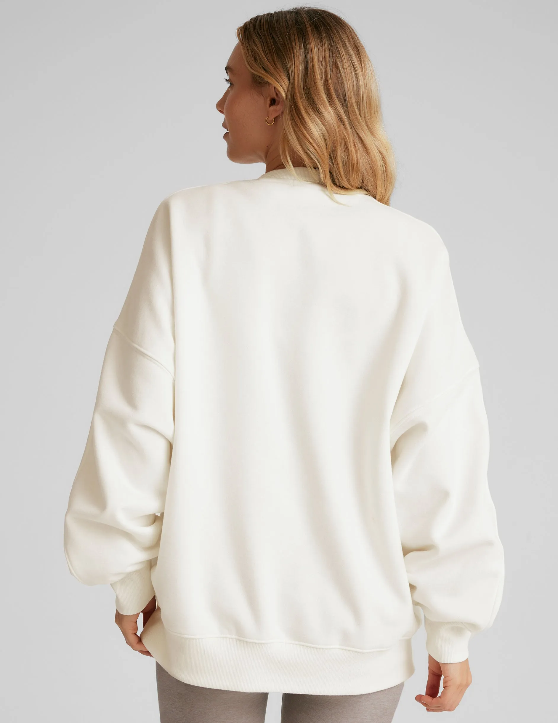 Smart Fashion Lightweight Layer LuxeFleece Oversized Sweatshirt