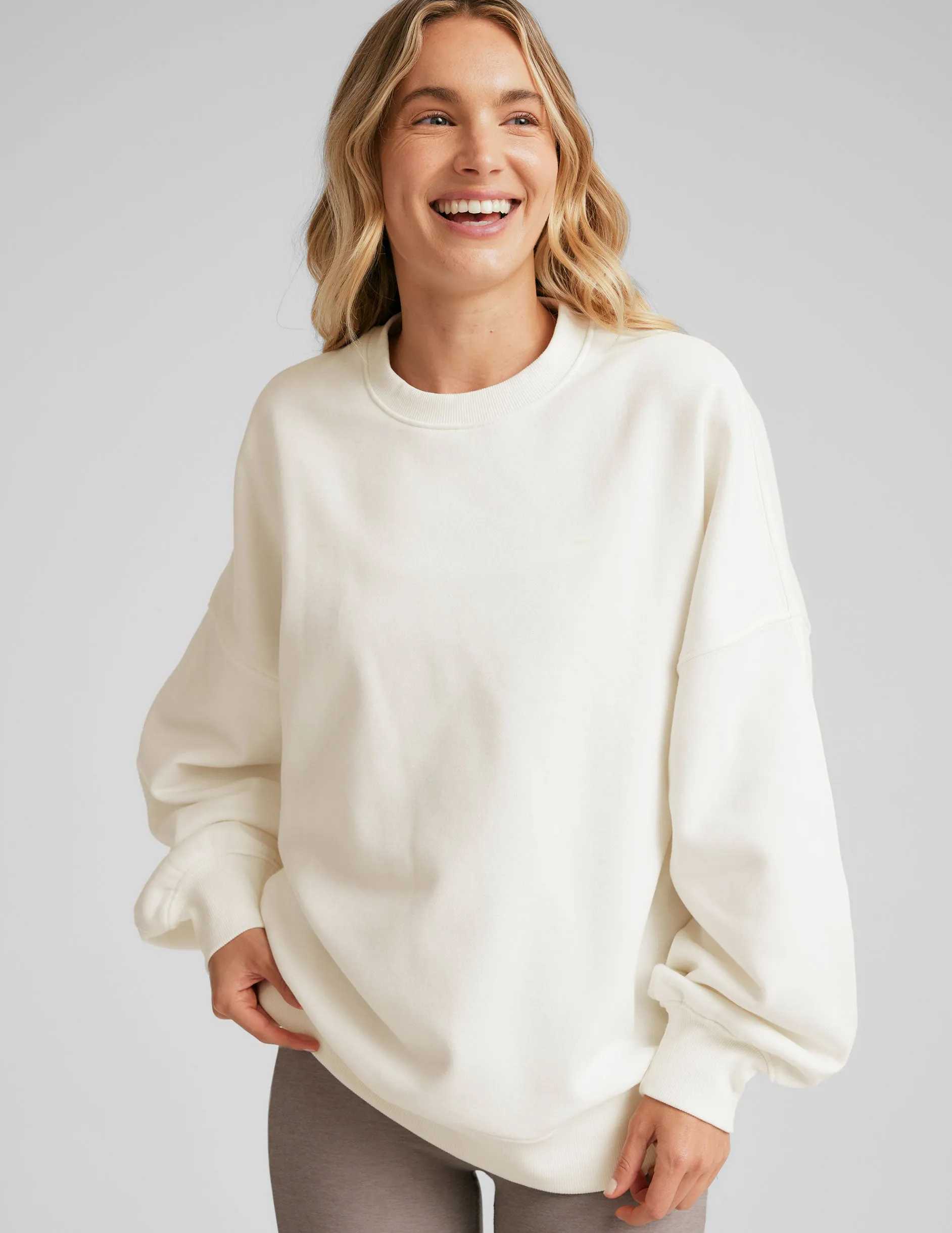 LuxeFleece Oversized Sweatshirt product fringe edginess
