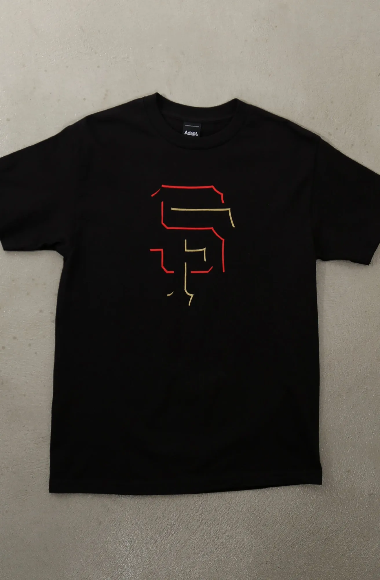 SF Eclipse (Men's Black/Red Tee) StretchFabric