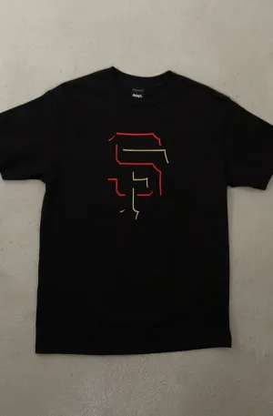 SF Eclipse (Men's Black/Red Tee) Dimensional Stability Weave Smart Fit