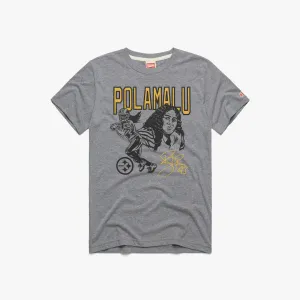 Steelers Troy Polamalu Signature Casual Layer Contrast Inner Binding
