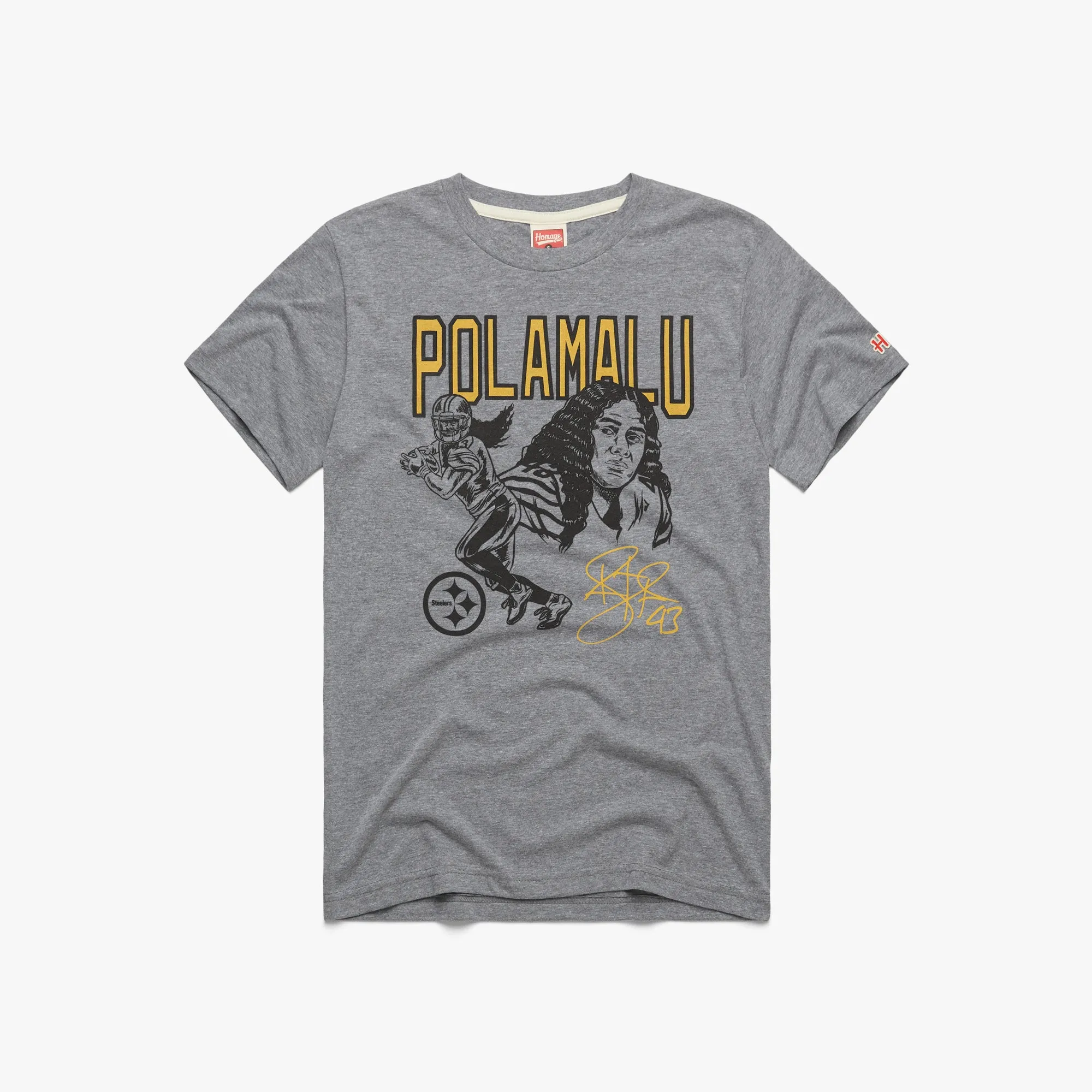 Tear Resistant Easy Fit Steelers Troy Polamalu Signature