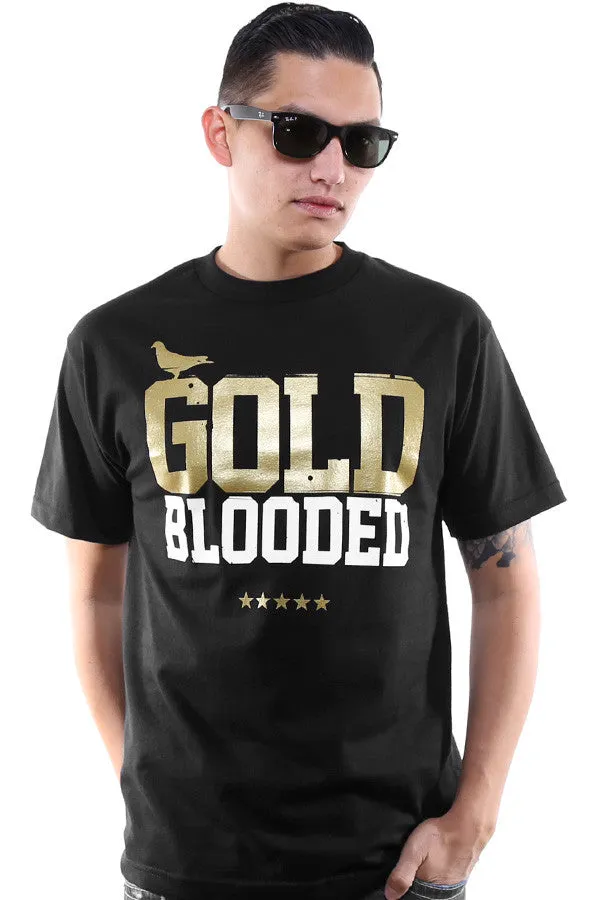 Gold Blooded (Men's Black/White/Gold Tee) Ultimate Wear
