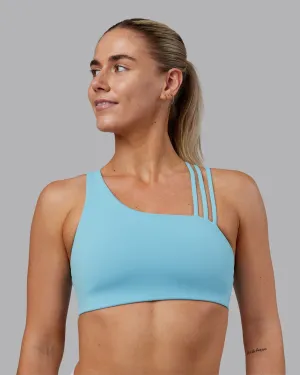 Blind stitching Galvanise Sports Bra 2.0 - Retro Blue