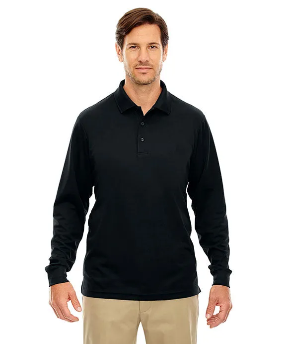 Comfortable Collar 88192T - Core 365 Mens Tall Pinnacle Performance Long-Sleeve Piqu?? Polo Shirt