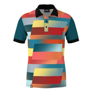Versatile Fit Tri Blend Composition Rise Brick Polo Shirt