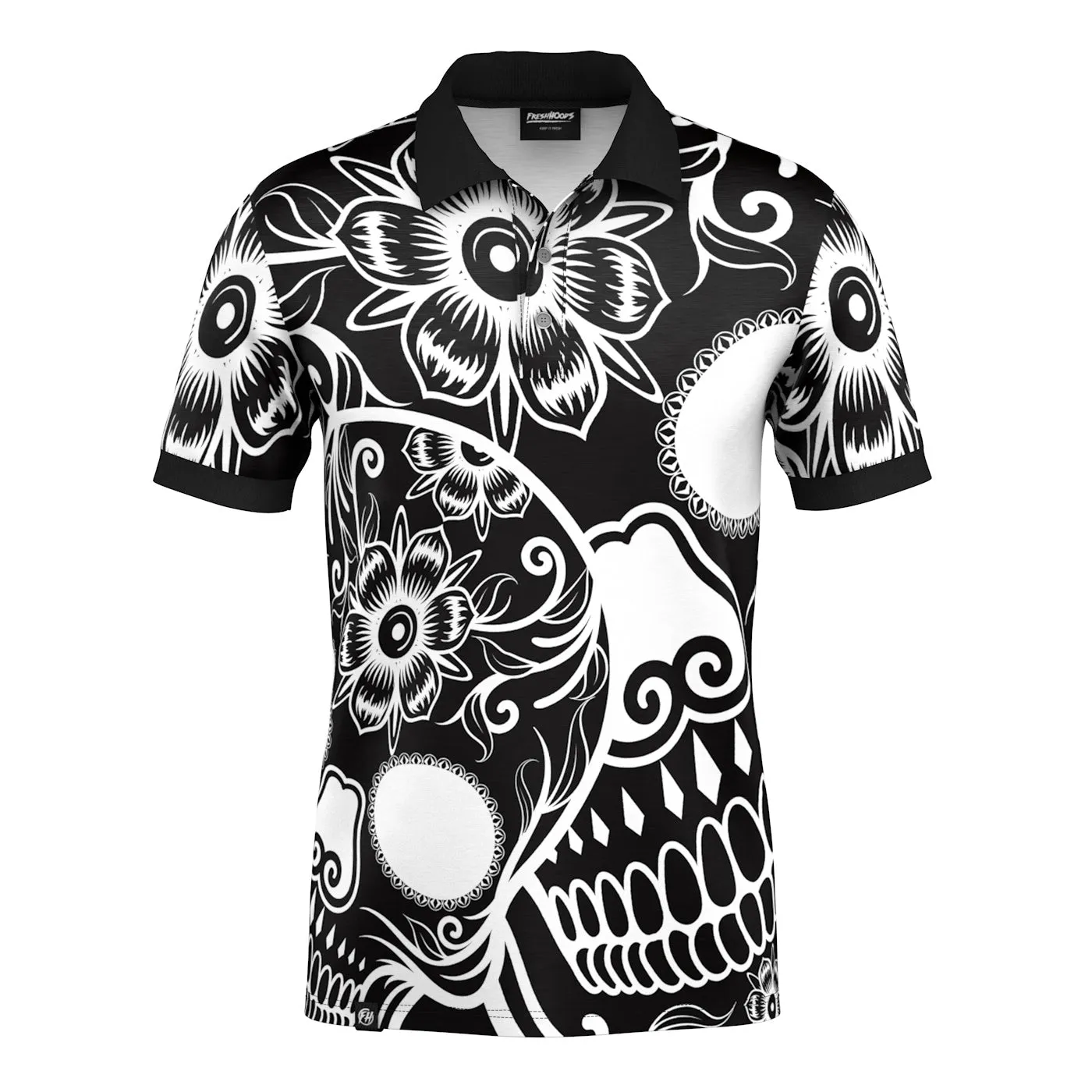 Calavera Polo Shirt Golf Style
