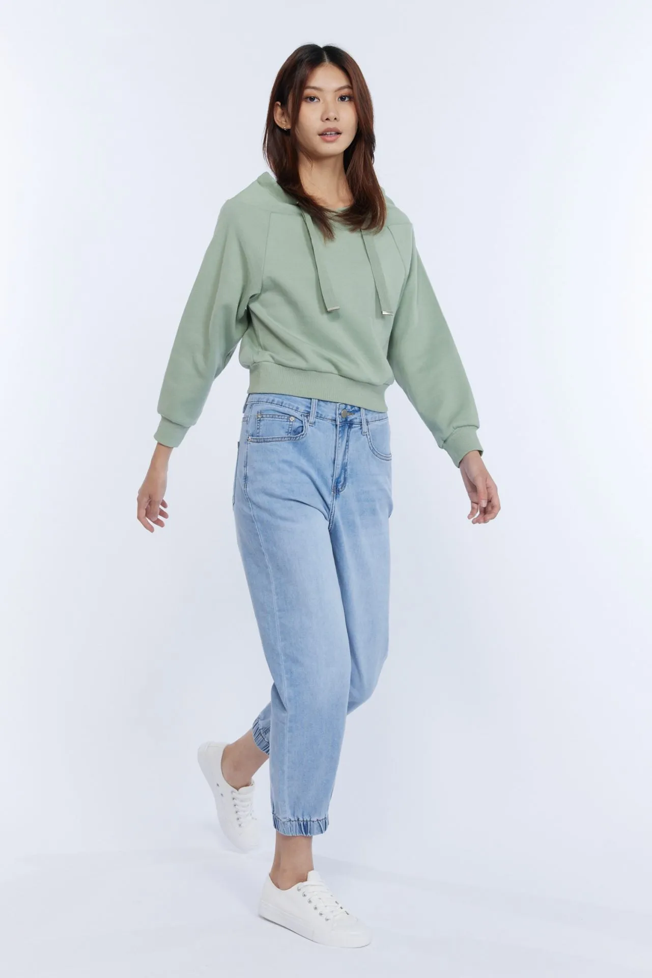 Denim Cuff Hem Jeans Colorfast Denim Routine Style