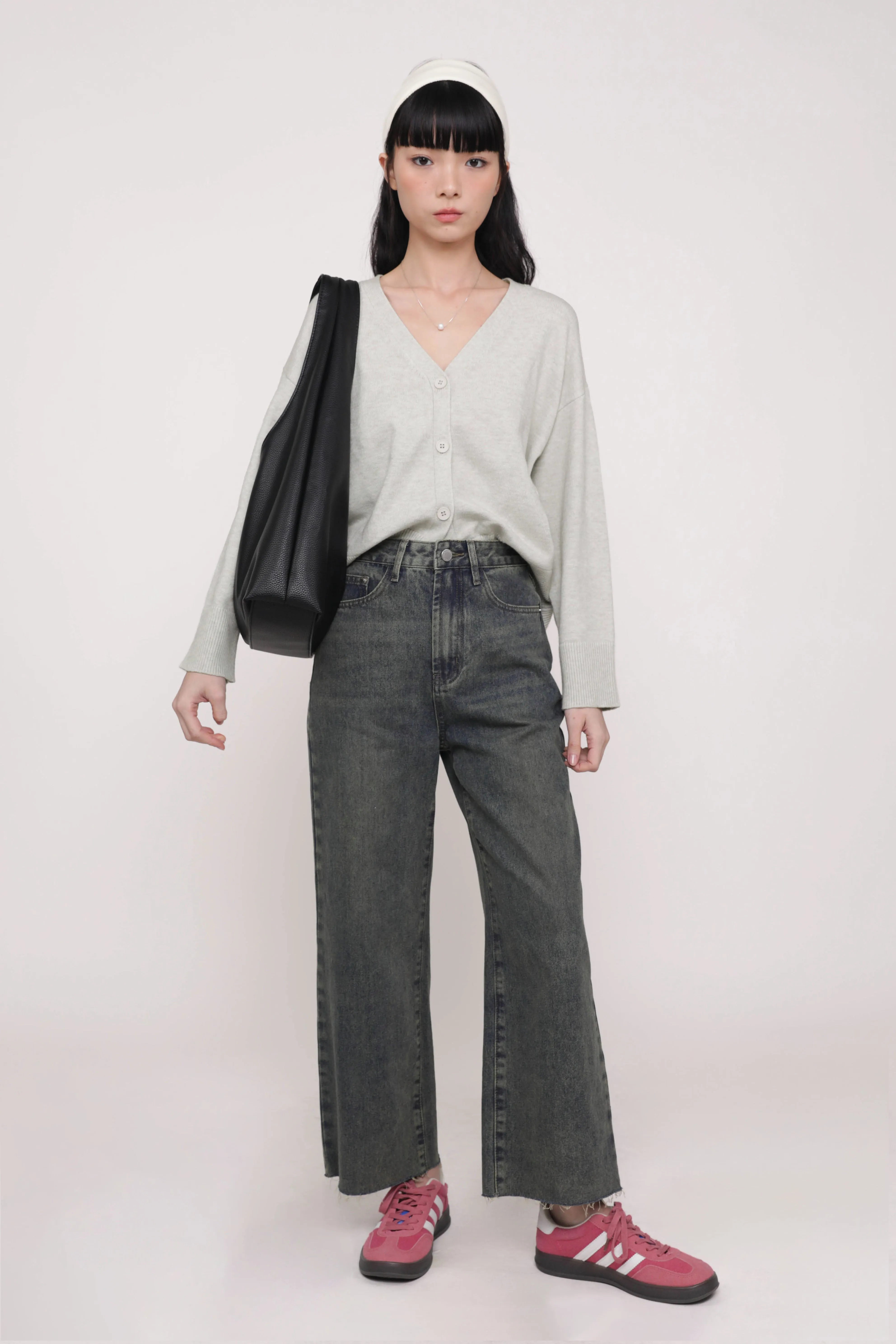Petite Louise Frayed Hem Denim Jeans Version 2 Reliable Basic Basic Layers