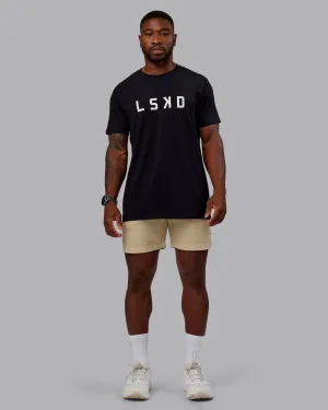 Washed Daily 7" Short - Pale Khaki Easy Layering Basic Feel