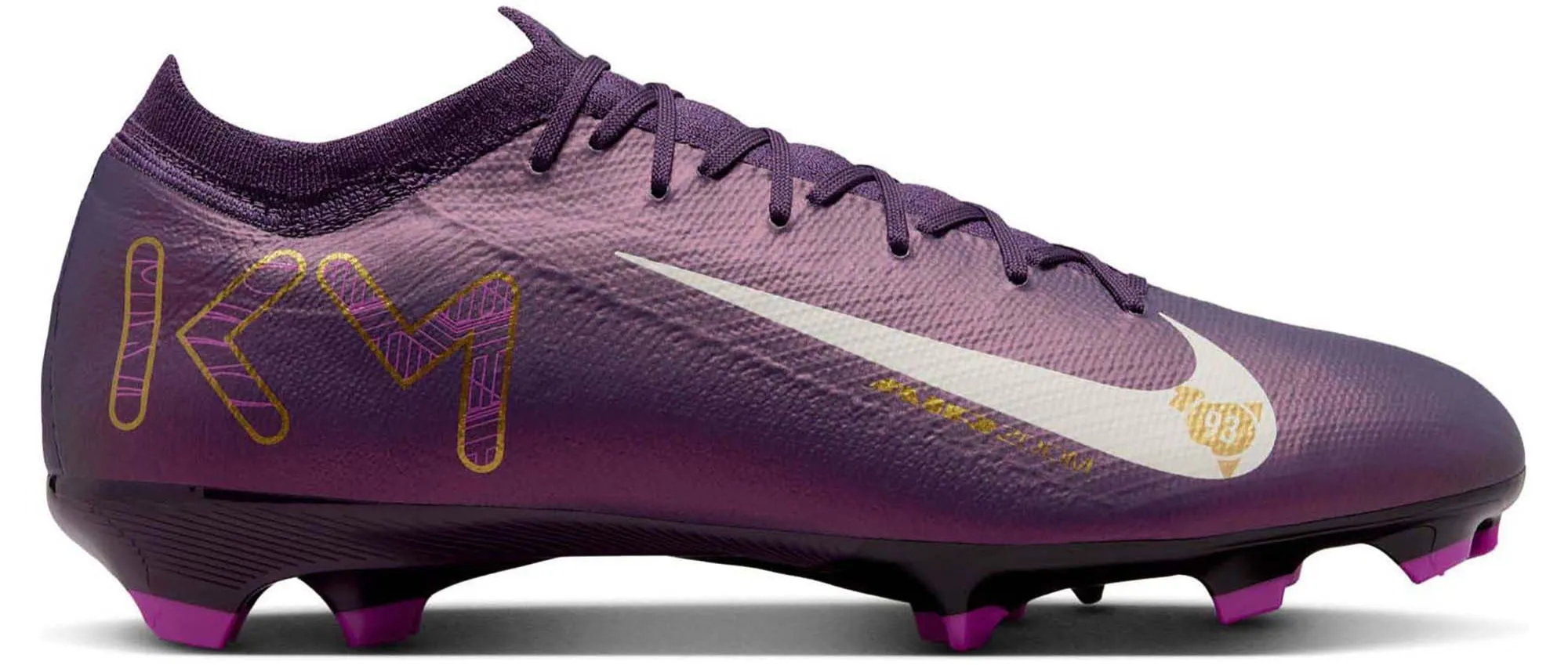 Mercurial Vapor 16 Pro Kylian Mbapp?? Firm Ground Low Top Men's Football boots fluorescent shoes