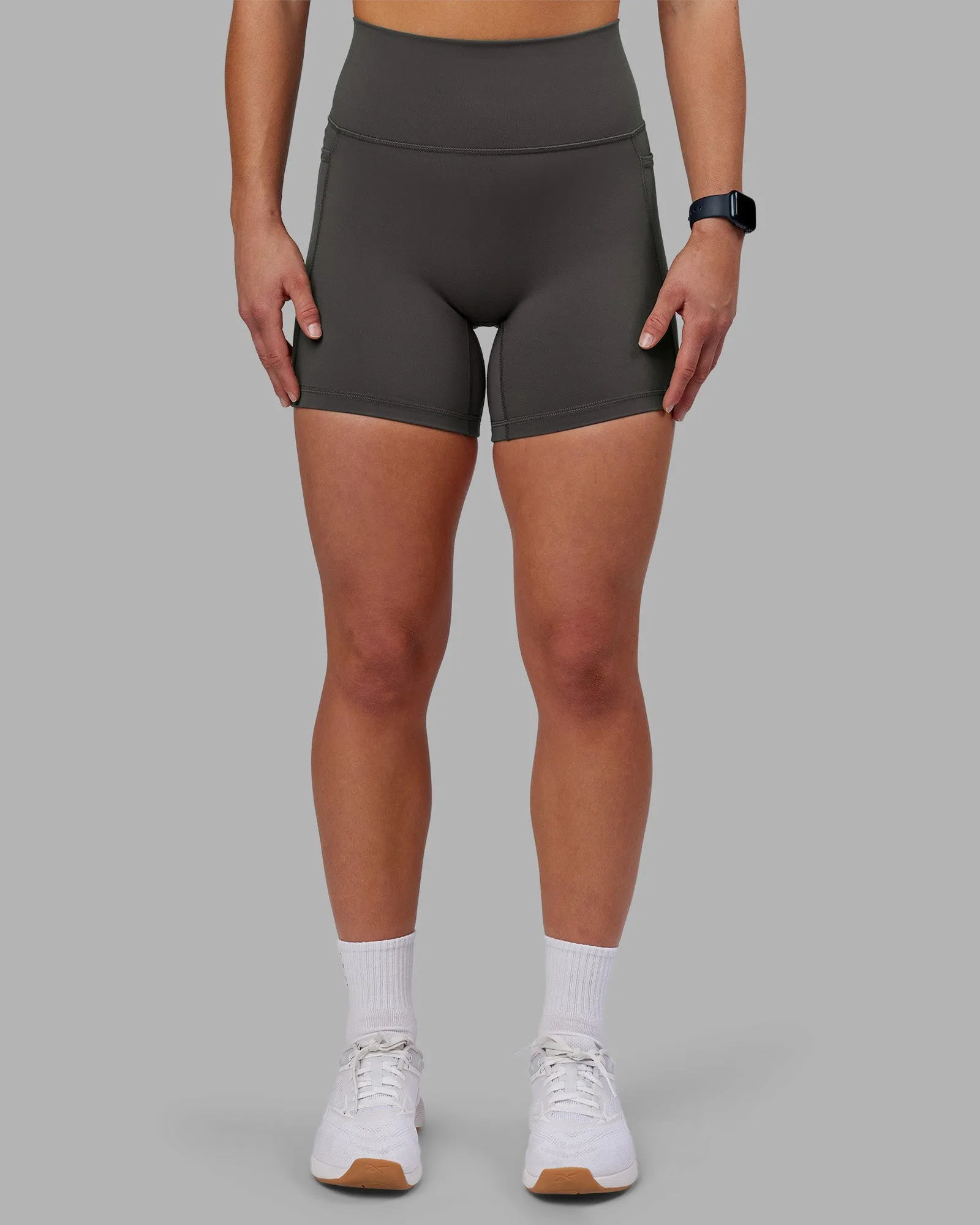picnic clothes Universal Attachment Points Fusion Ultra High-Rise 6" Short Pockets - Dark Storm