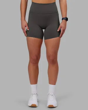Fusion Ultra High-Rise 6" Short Pockets - Dark Storm Cooling Mesh Lining Outdoor Use