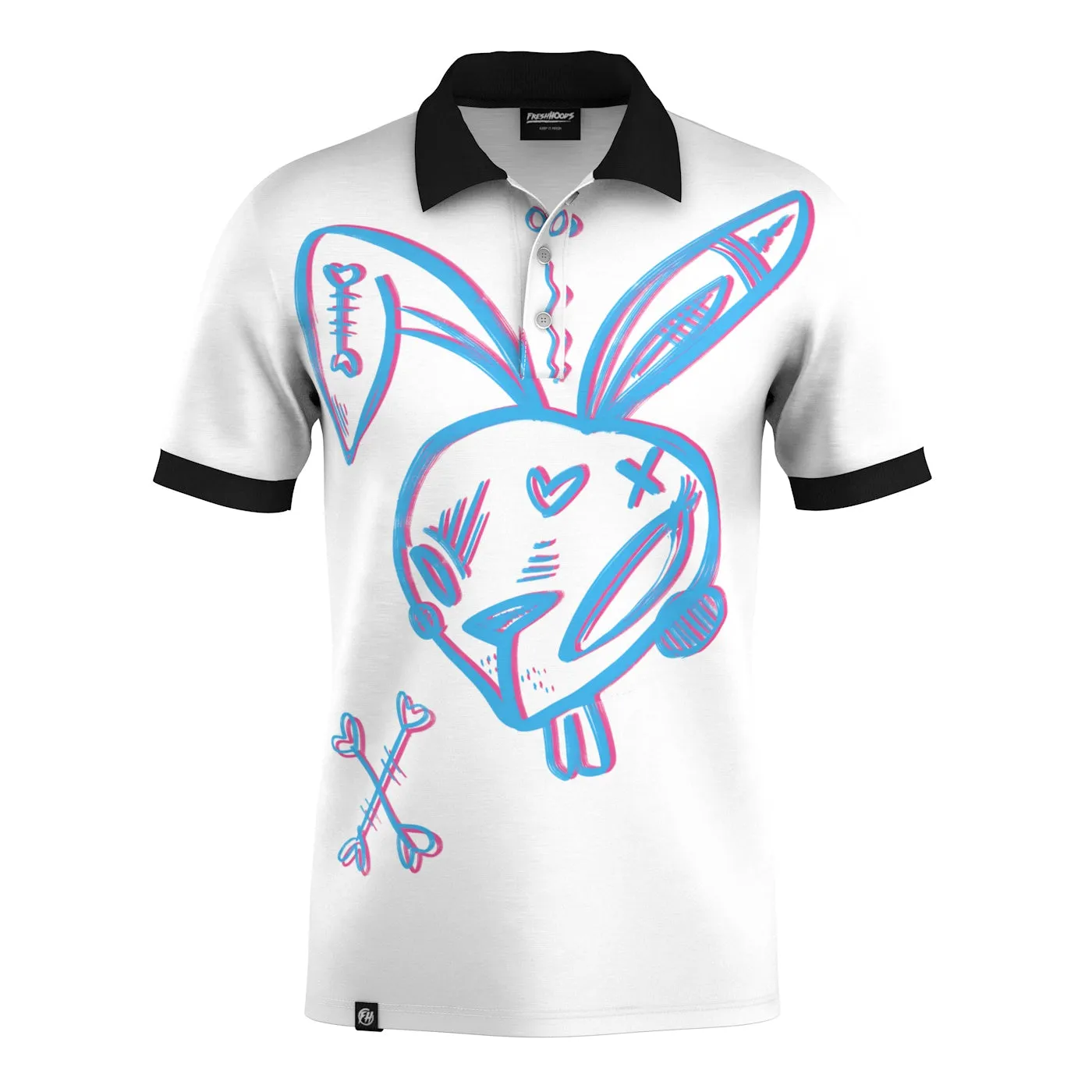 Crazy Bunny Polo Shirt Chic Fit