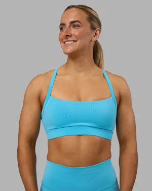 Momentum Sports Bra - Blue Atoll Flexible Wire