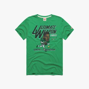 Lightweight Comfort Wear Flexible Ribbed Neckline Philadelphia Eagles Randall Cunningham