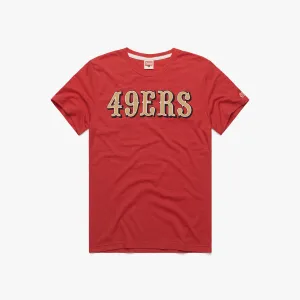 San Francisco 49ers Wordmark '72 T-Shirt Biodegradable Options