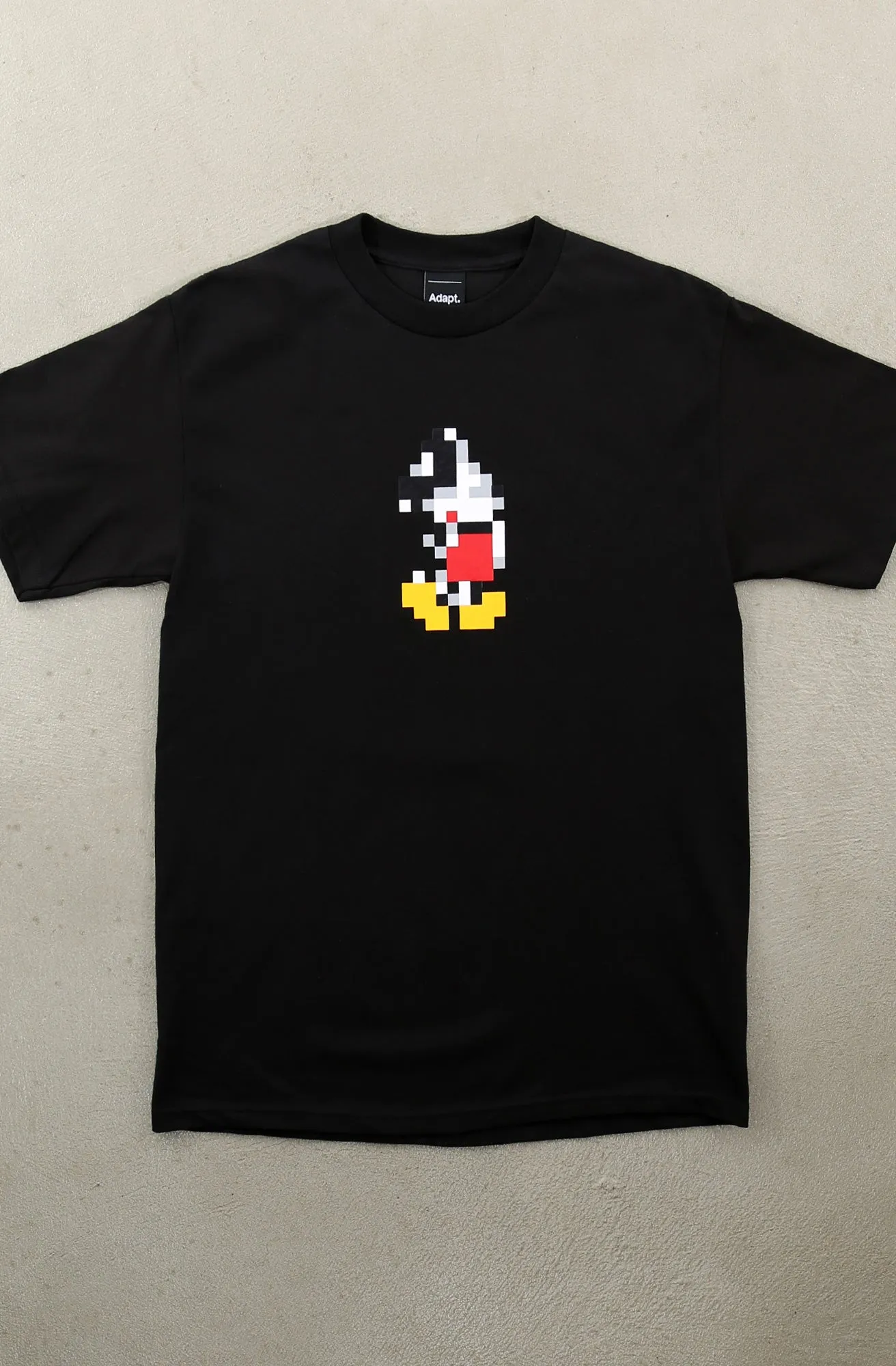 Mixel (Men's Black Tee) Reinforced Shoulder Cozy Fit