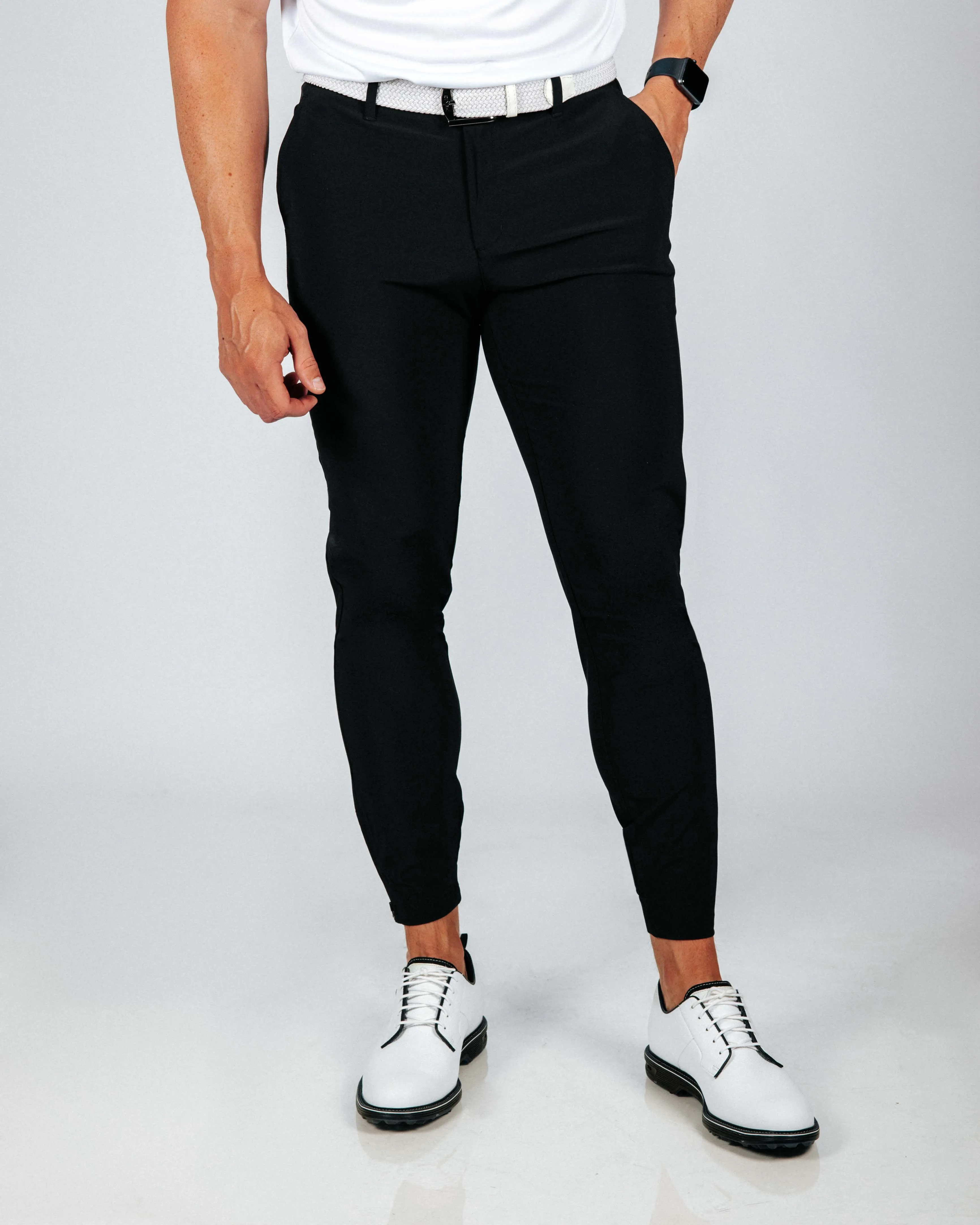 Men's Black Golf Jogger Training Wear