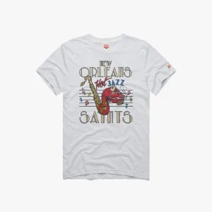 Ribbed Collar Design New Orleans Saints Hot Jazz