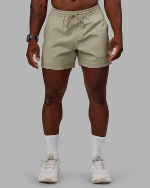 Casual Layer Stain Release Finish Daily 5" Short - Sustained Grey