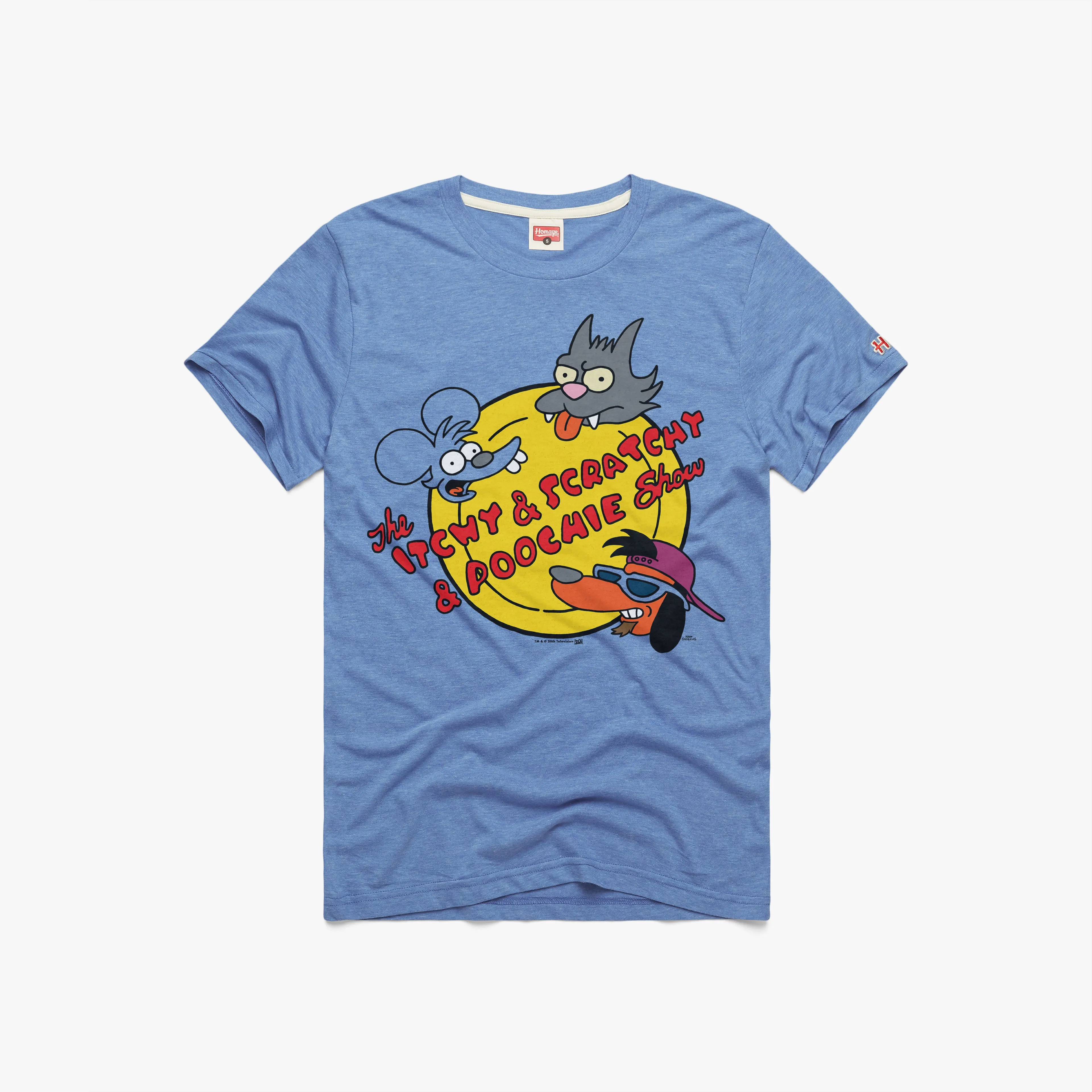 The Simpsons The Itchy And Scratchy And Poochie Show Flexible Neckline