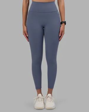 Fusion Ultra High-Rise 7/8 Legging Pockets - Night Shadow Slimming Stretch Non-Slip Waist