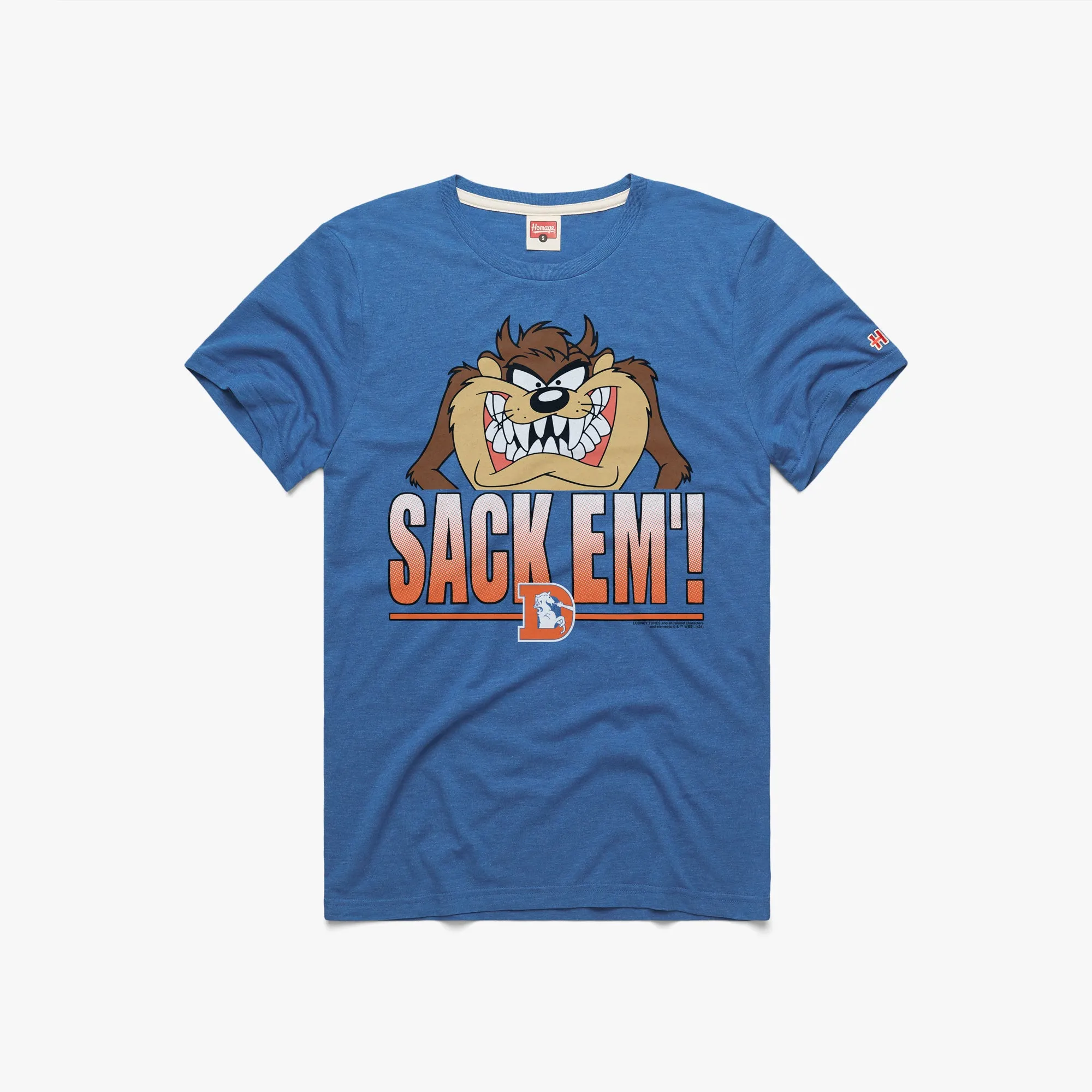 School Uniform Essential Fit Looney Tunes Taz Sack Em' x Denver Broncos