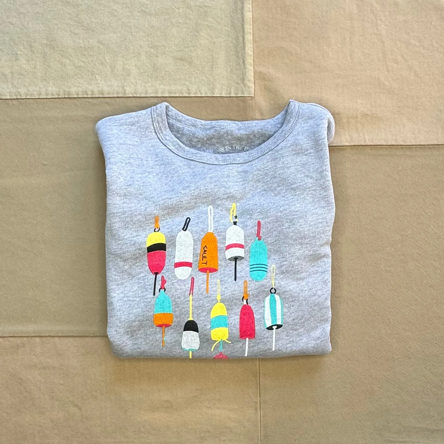 Buoys Relaxed Crewneck Sweatshirt Yoga wear Street Essential