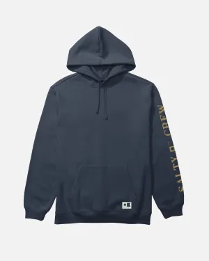 Refuge Fleece Hoodie - Midnight Navy Brand Identity