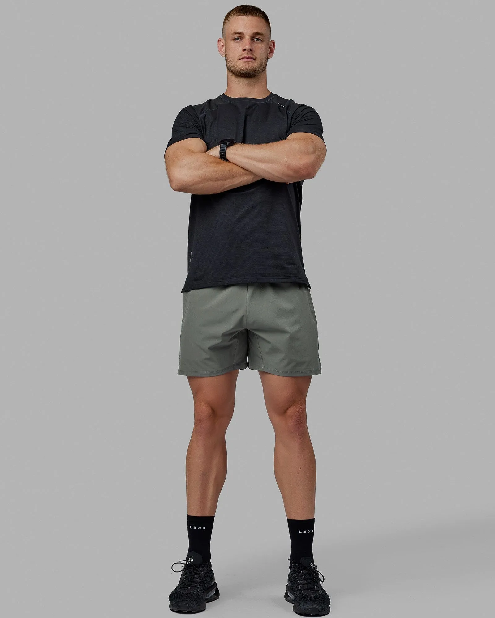 DoubleStitchedSeams Bright Colors Challenger 6" Performance Short - Graphite