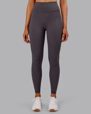 Lounge Outfit Fitness Training Shape Retain Fusion Ultra High-Rise Full Length Legging - Dark Storm