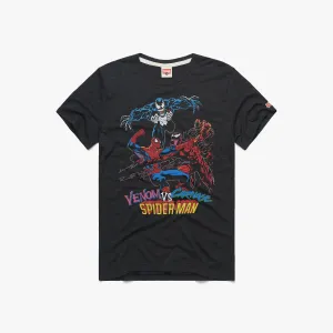 Spider-Man Vs Venom Vs Carnage Trendy Vibes