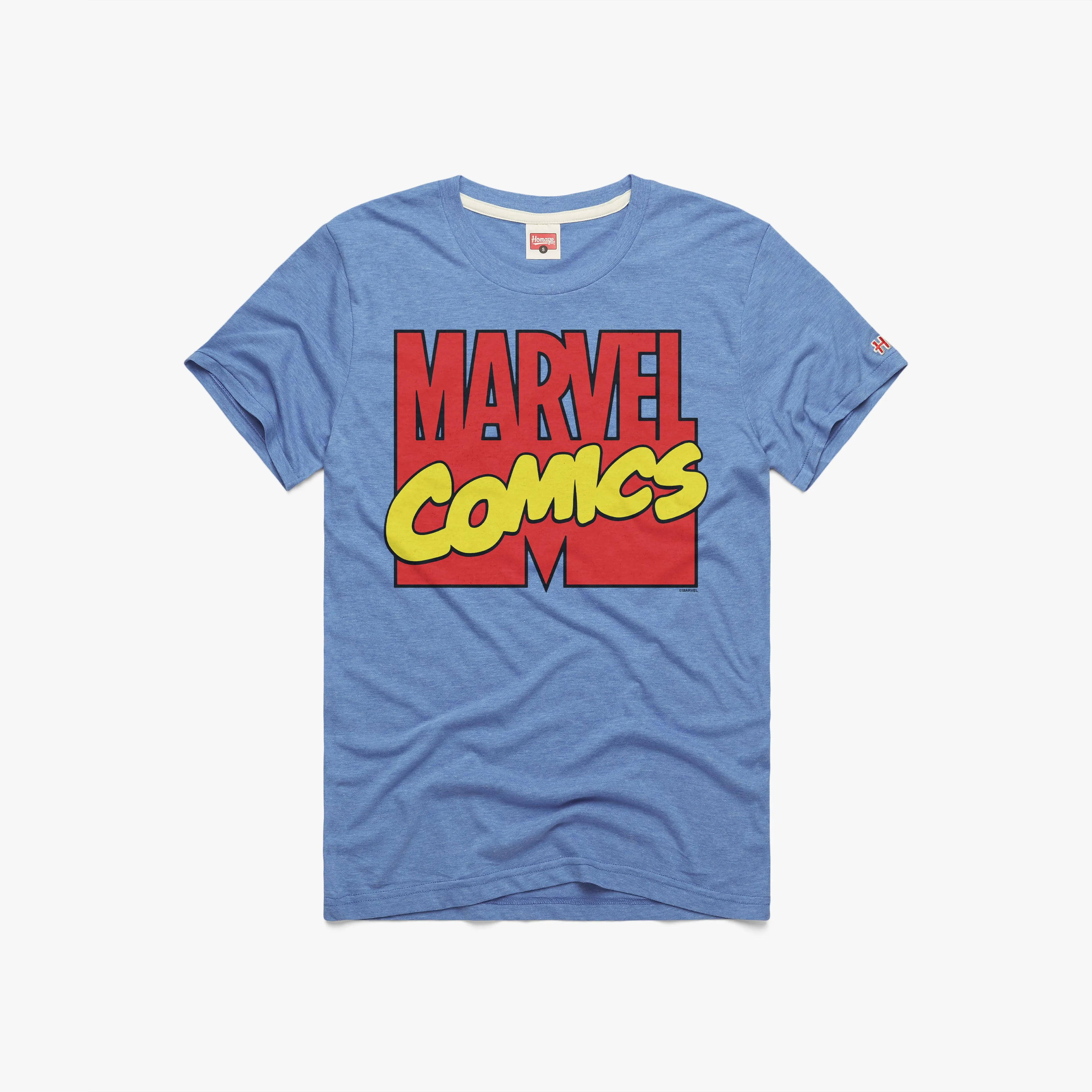 Marvel Comics Retro Logo 1990 Smooth Look Microfiber texture