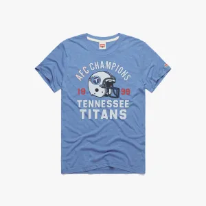 Minimalist Look Tennessee Titans 1999 AFC Champions