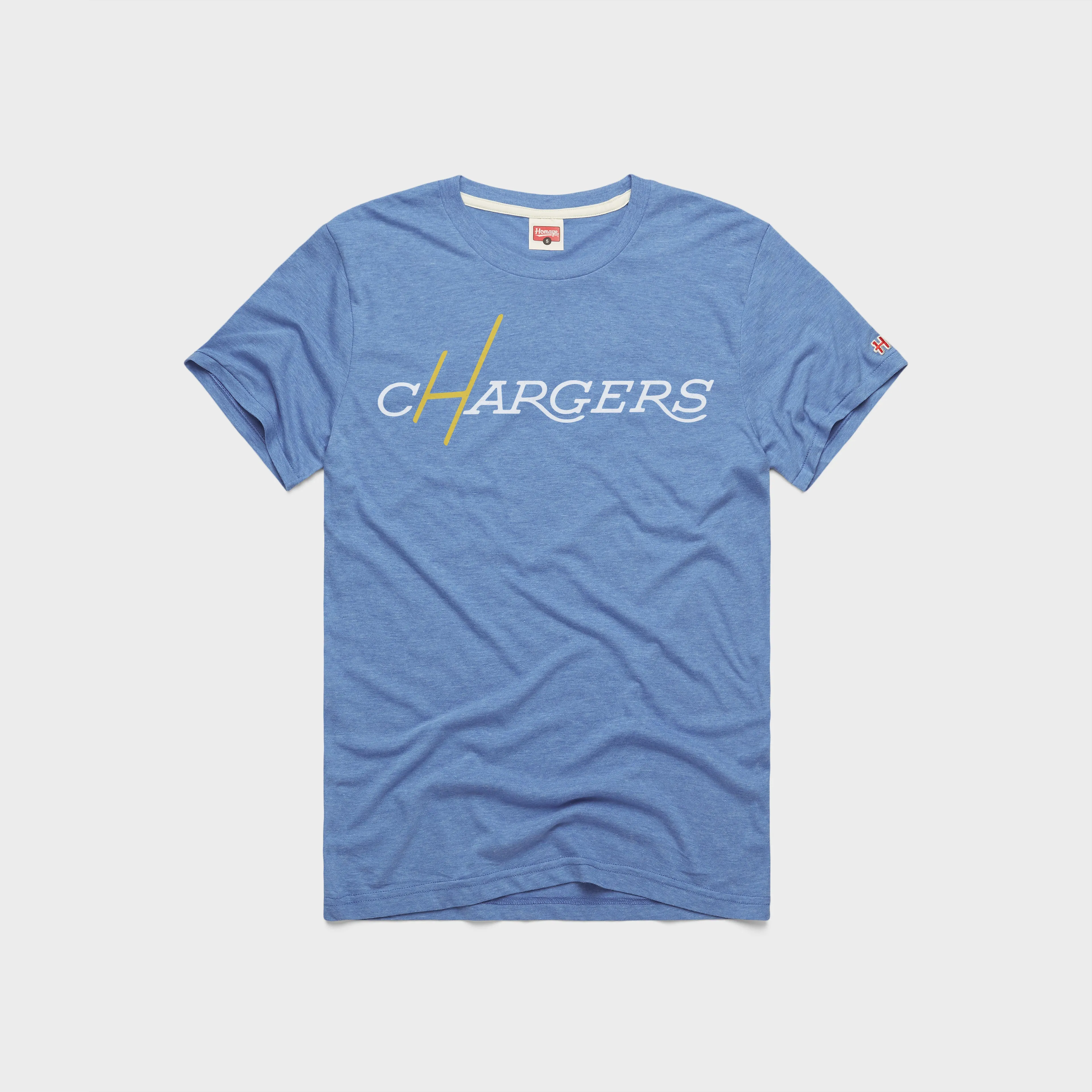 Los Angeles Chargers Wordmark '18 T-Shirt casual outing WrinkleResistant Texture