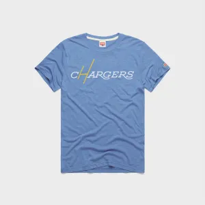 Los Angeles Chargers Wordmark '18 T-Shirt casual outing WrinkleResistant Texture