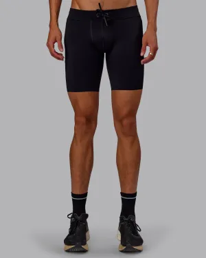 Race Day Short Tight 8" - Black men's option Travel Light