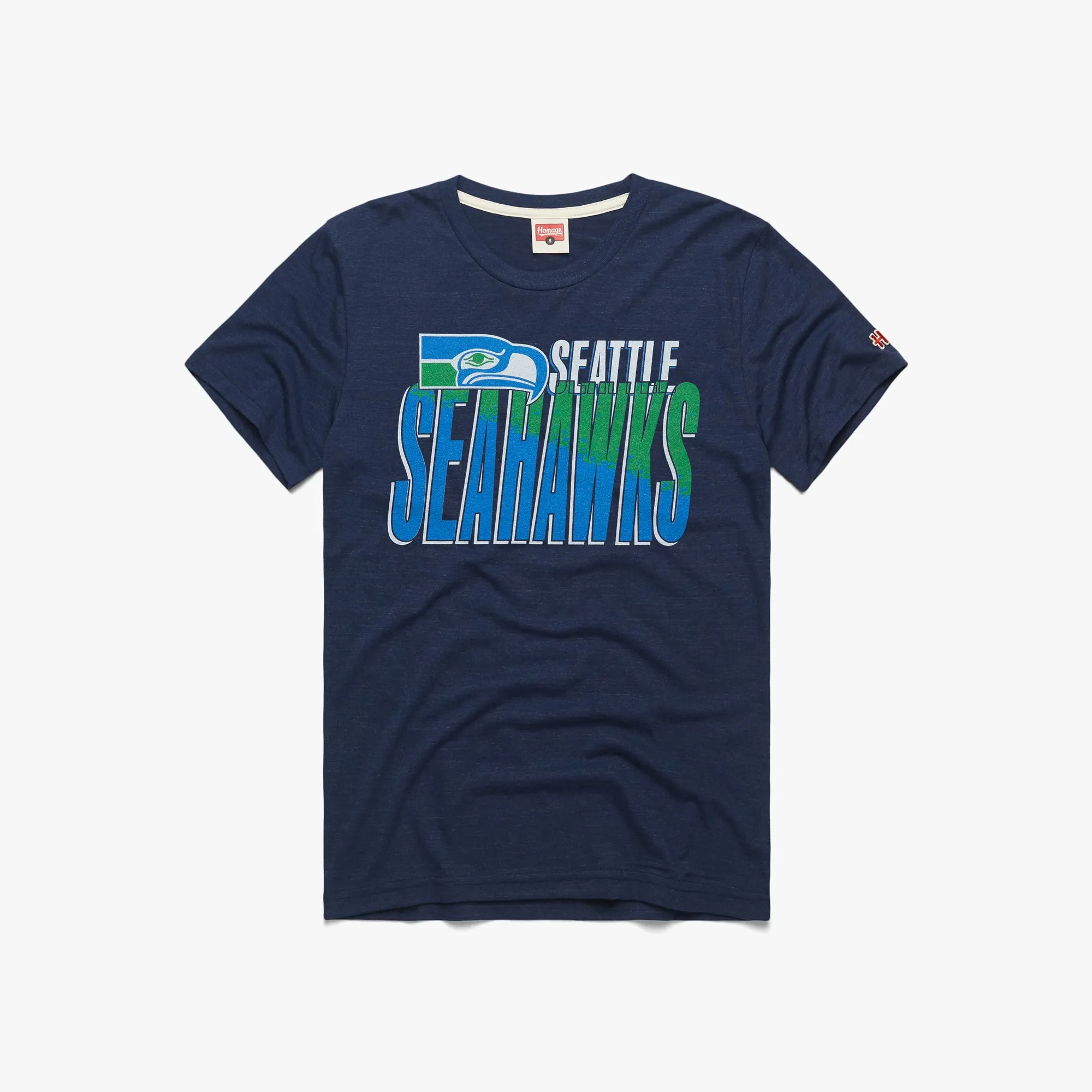 Anti Static Finish Vintage Wash Effect Seattle Seahawks Color Splash