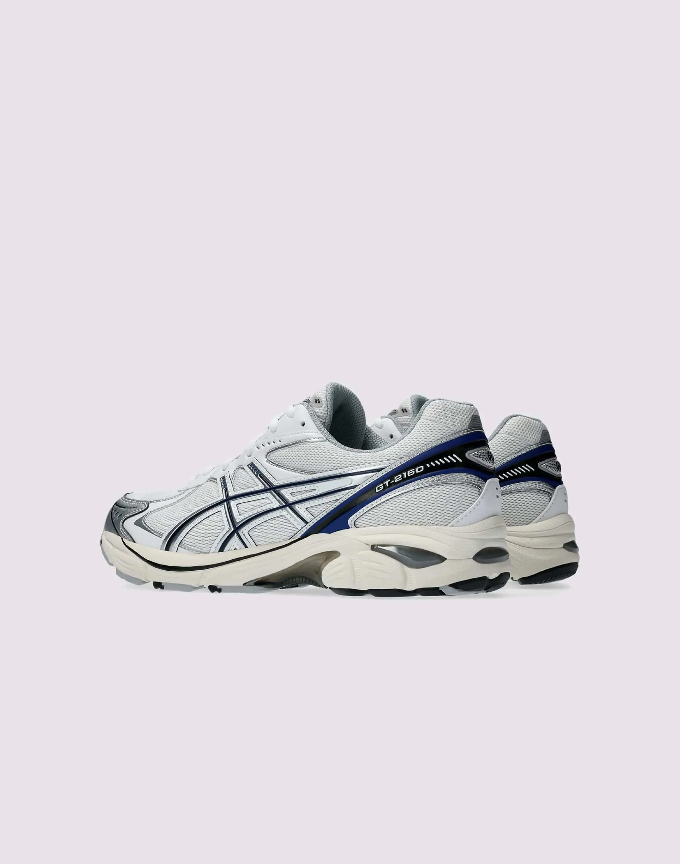 seasonal - themed running gear running in a metal bridge area shoes Asics GT-2160 WHITE/BLUE