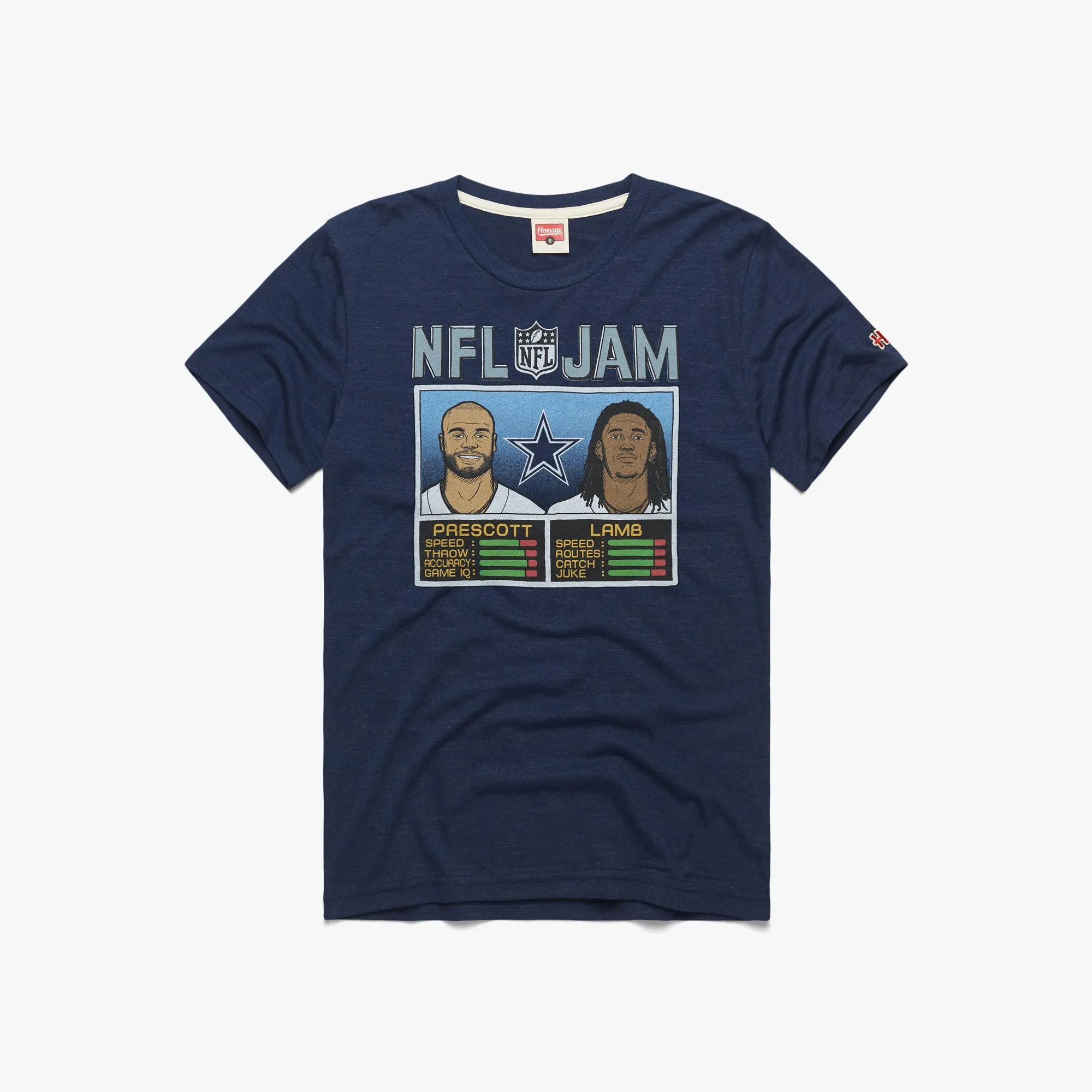 Everyday Wear Spring Freshness NFL Jam Cowboys Prescott And Lamb