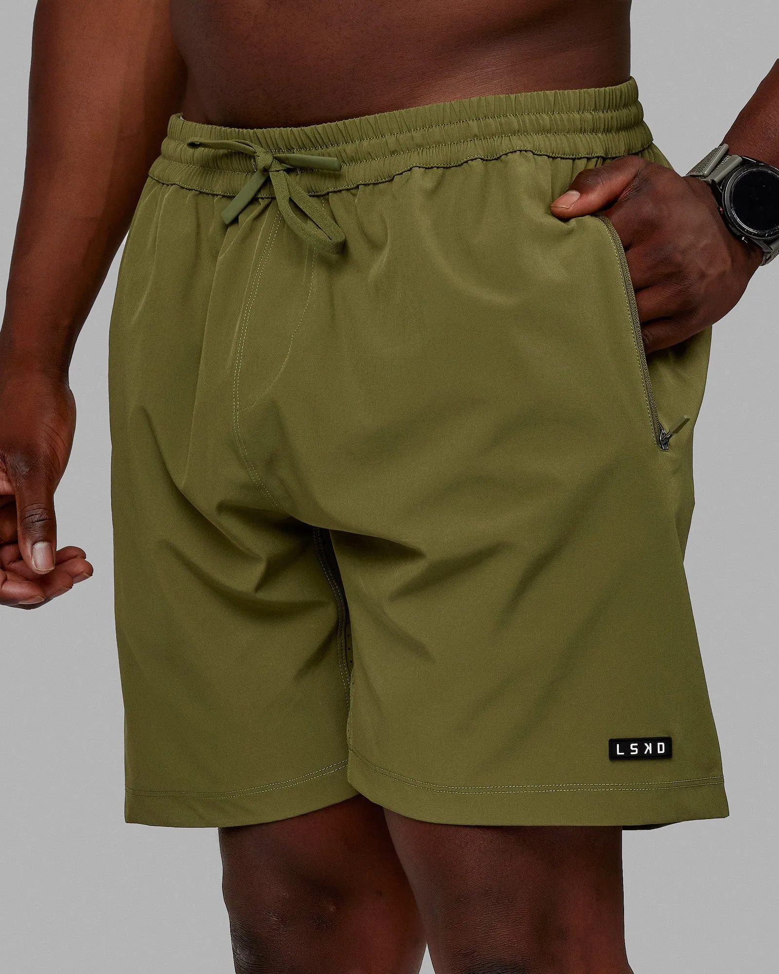 Slim Fit Wear Rep 7" Performance Short - Moss