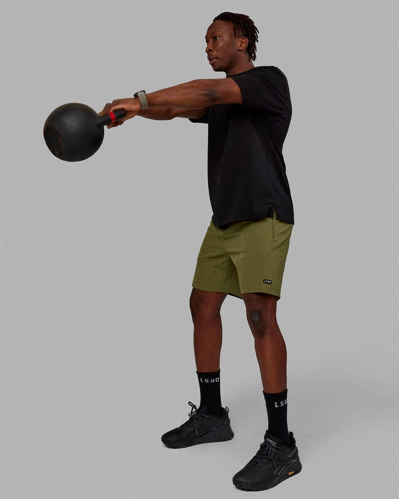 Rep 7" Performance Short - Moss waterproof
