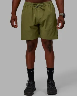 Rep 7" Performance Short - Moss color - fast cyclists