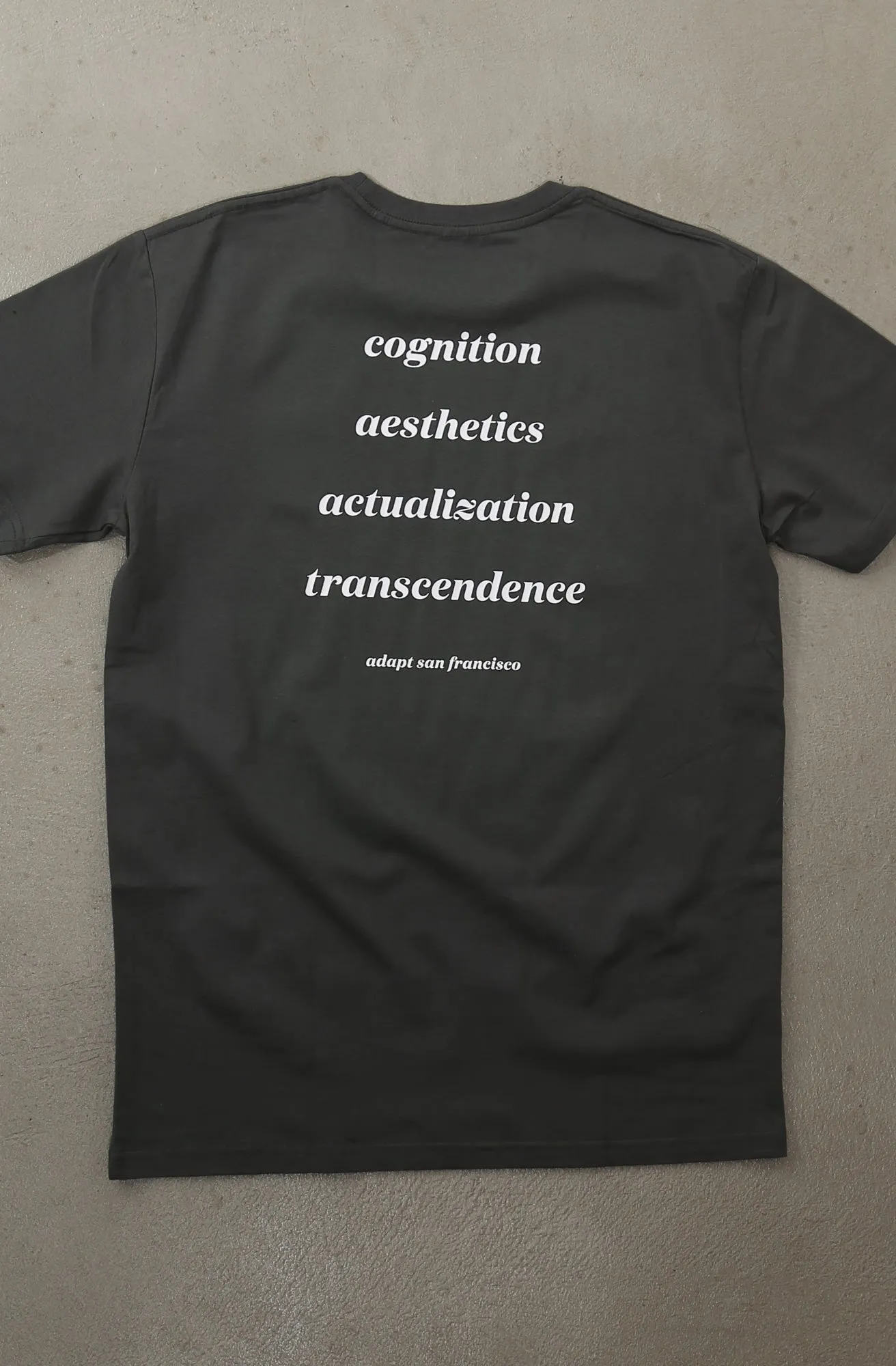 Fashion Forward Self Actualize (Men's Charcoal A1 Tee)