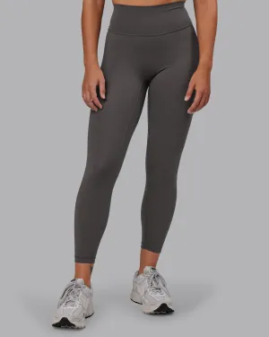 Weightless Compression Hiking Trail Soft Touch Fusion Ultra High-Rise 7/8 Legging - Dark Storm